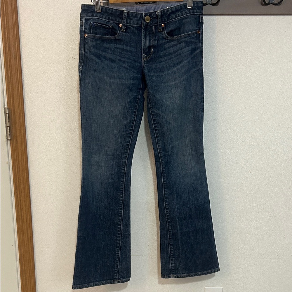 GAP 1969 Dark Blue Flare sexy boot Women's Jeans size 26/2a